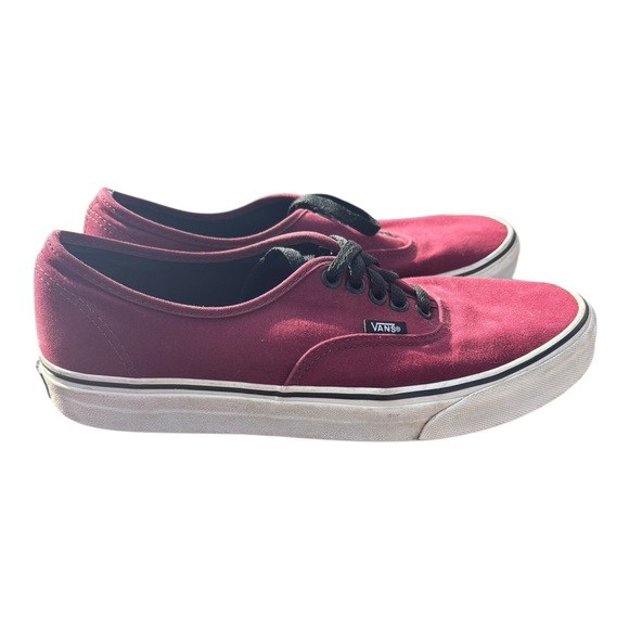 Vans Classic Authentic Men's sz 9.5 Burgandy Vans Off The Wall Skate Shoe - Picture 1 of 15